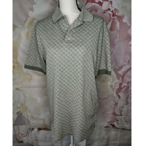 NWT Taylor & Henry Vintage Swift Dry Polo Short Sleeve Shirt - Fill Heather